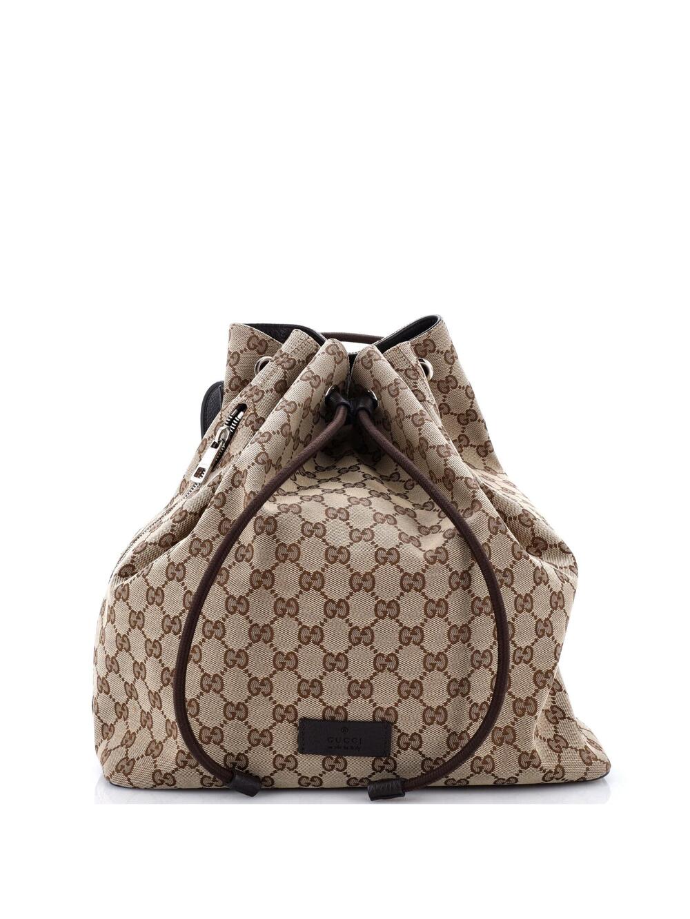 Gucci Drawstring Backpack Gg Canvas #337272G12B